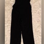 Dress the Population NEW Sam Ruched Side Jumpsuit in Black Sz. L Photo 5