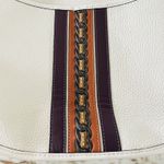 Coach Emery Chalk Multi Pebble Leather Crossbody Bag With Varsity Stripe Photo 2