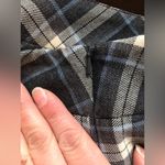Brooks Brothers 346  Checkered Plaid White,Gray & Blue Midi Skirt Size 6 Photo 45