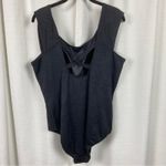 Lands' End  Black Textured One Piece Swimsuit Sz.20W Photo 7