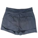 Trina Turk  Women’s Size 2 Black Cotton Blend Dressy Cuffed Shorts Photo 1
