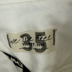 Free People WE THE FREE x  Curvy Jeans Size 35 NWT White Denim Plus Curvy Raw Hem Photo 2