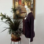 Apt. 9  Women Size Small Knit Open Draped Ruffle Cardigan Coverup 3/4 Sleeve Photo 3