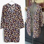 Madewell  Robe Jacket Coverup in Blue Poolside 100% Cotton - Sz S 💛🎀 Photo 1