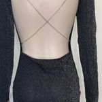 SheIn Sky Criss Cross Chain Bodycon Dress Photo 4