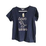 Taylor & Sage  “Save Winos” Women's Tee M Photo 0