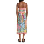 Farm Rio  Summer Tapestry Print Sleeveless Wrap Front Midi Dress Size M NWT Photo 1