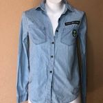 Full Tilt  good vibes only button up shirt Photo 2