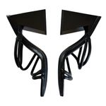 Abound  Women's Austry Tubular Strappy Block Heel Black Platform Sandals Size 5 Photo 2