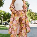 Show Me Your Mumu Nancy Trench Coat Retro Garden Womens Size XS Photo 1