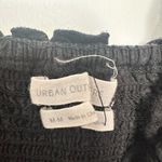 Urban Outfitters  black linen mini dress size medium lightweight summer boho Photo 1