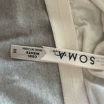 Soma Elegant Black and White Floral Dress with Built in Bra Size Medium. Photo 3