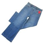 Spanx NWT 20407T Seamed Front Wide Leg in Vintage Indigo Pull-on Jeans L Tall Photo 0