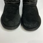 Minnetonka  black suede boots‎ shearling lined size 6 Photo 2