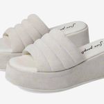 Free People Sea Salt Almost Paradise Suede Platform Sz 36.5 NWT Photo 0