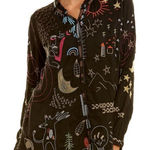Johnny Was  Biya Picassa heavily embroidered blouse NWT RARE Photo 0