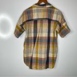Carhartt  Womens Lightweight Twill Plaid Button Down Shirt Loose Fit Size Small Photo 2
