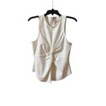 Cinq à Sept Womens Andrea Top Blouse, Ivory, medium (New) Photo 2