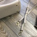 TMRW Studio Antonio Medium Leather Crossbody Bag Removable Inner Pouch Neutral Photo 10