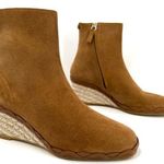 Salvatore Ferragamo CANARIA CROSTA ESPADRILLE WEDGE SUEDE BOOTIES SIZE 6 Photo 0