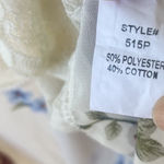 Vivid Importers Lace Crochet Floral Fringe Kimono Vest Size Large Boho Festival White Photo 6