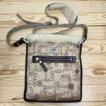 UGG  Australia‎ Logo Monogram Gold Metallic Crossbody Bag Purse Fuzzy Lined Photo 1