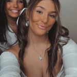 Blue Blush White Cropped Long Sleeve Top Photo 3