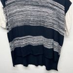 Cremieux Colorblock Cowl Neck Women's Pullover Knit Sweater Size Medium Black Photo 3