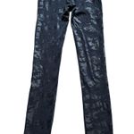 Spanx Look at Me Now Camouflage Seamless Leggings Black Slimming EUC Small Photo 4