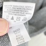 Hanna Andersson Women's Sweater Dress Grey Pink Ribbed Knit Cotton Tunic Size XS Gray Photo 6