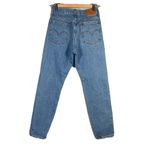 Levi's ‎ Premium Wedgie Jeans Womens Size 26 Blue Distressed 100% Cotton Button Photo 5