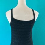 HYFVE  Black Crochet Squared Neck Coverup Swim Beach Vacation Size S Photo 5