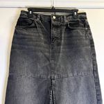 Reformation Tazz Maxi Denim Skirt size 28 gray wash Photo 1