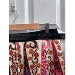 Milly  Multi Color Print Silk Shell Fully Lined A Line Skirt Size 12 Photo 7