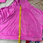 Victoria's Secret Victoria Secret 2pc Pink Velour On Point Track Set Joggers Cropped Hoodie XL/ LG Photo 10