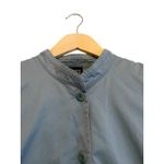 Eileen Fisher Cotton Jacket Women Size Large Light Blue Blazer Career Classic Photo 2