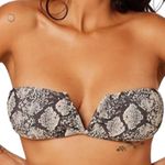 ANDIE NWT  Swim The Scala Strapless Snakeskin Print Swimsuit Top Size Small Photo 0