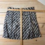 Loft  NWT Women's Gray Hombre Tie Dye Diagonal Striped Mini Skirt Size 10 Photo 7