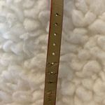 Mudd  Analog Wristwatch Metallic Red Buckle Band Round Silver Tone Face. Photo 2