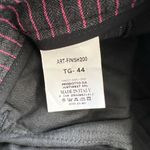 NWT! Just West Art Finish Dark Gray Pink Pinstripe Crop Pants Italian 44 / US 8 Photo 4