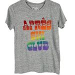 Chaser NWT Apres Ski Tee Short Sleeve T-Shirt Rainbow Gray Size Small S NEW Photo 1