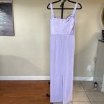 House Of CB  S A-C‎ 'Breeze' Orchid Satin Corset Maxi Dress NWOT Photo 10