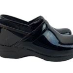 Dansko Black Patent Leather Comfort Clog Shoes Womens 10.5-11 Nurse Professional Photo 2
