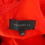 Majorelle  Red Lace Tiered Asymmetric dress size small Photo 9