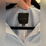 Alex Marie  Pinstripe Tie Waist Button Midi Dress Size Small Photo 1