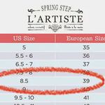 Spring Step EUC  Leather Dialog Sandals Teal Floral Size 8.5 Photo 9