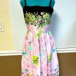 Anthropologie  Patrons of Peace Boho Tropical Floral Fit & Flare Sundress Small Photo 0