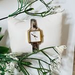 Anne Klein Silver & Gold Square Watch Photo 0