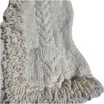 Ecuadorian Handknit Women's Chunky Wool Sweater Jacket Full Zip Boho Size L Size L Photo 3