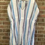 Aerie  oversized striped bathing suit coverup Photo 0
